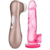Paketerbjudande Satisfyer Pro 2 + Dildo 20 cm