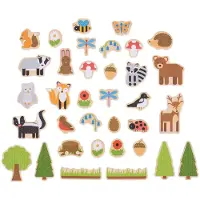 Bigjigs -lelut - Miniatyyrimaailma - Metsämagneetit - Hahmo - Robotti-animoitu eläin