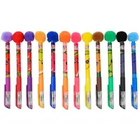 Canenco Fruity Squad PomPom Gel Pens with Fragrance 12pcs