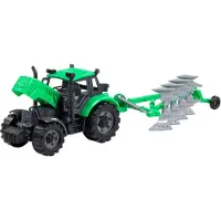 Cavallino Tractor with Plough Green Scale 1:32