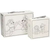 Wins Holland - Color your own PAW Patrol Suitcases Set of 2