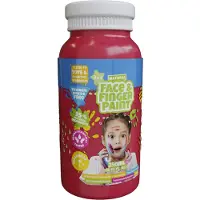 Boti Natural Face & Fingerpaint Bottle - Red 250ml