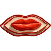 Serax - Les Objets Mouleversants tarjoiluvatisetti Lips 3 kpl punainen