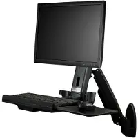 StarTech.com Wall Mounted Sit Stand Desk (WALLSTS1)