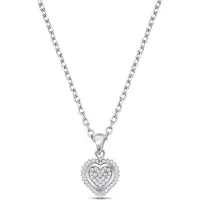 Lykken Hearts sydänkaulakoru hopea 13mm