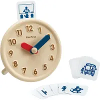PlanToys Puulelu - Opi kello - Puu - - OneSize - Lelut