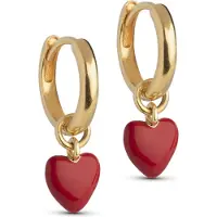 Enamel Copenhagen Hoops, Amore - Red - ONE SIZE