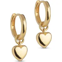 Enamel Copenhagen Hoops, Amore - Gold - ONE SIZE