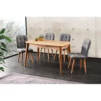 Skye Decor Ruokapöytä Retro - 1192, ruskea