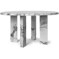 Ferm Living Taula sohvapöytä Ø67x35 cm White-charcoal