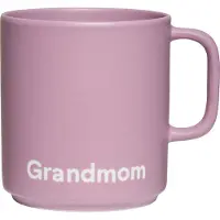 Design Letters VIP -suosikkikuppi kahvalla 25 cl Grandmom-lavender