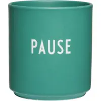 Design Letters suosikkikuppi 25 cl Pause-antique green