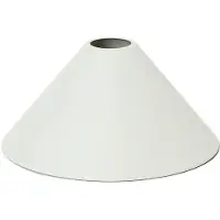 Ferm Living Collect Cone Lampunvarjostin - Lampunvarjostimet Rauta Valkoinen - 1104269669