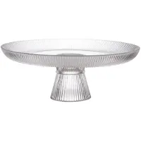 MAKU - Tarjoiluastia uurrettu lasi 30 cm