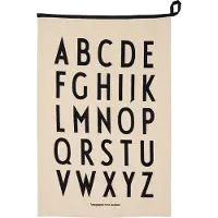 Design Letters Premium classic keittiöpyyhe 50x70cm ABC-musta