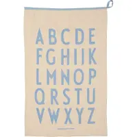 Design Letters Premium classic keittiöpyyhe 50x70cm ABC-sininen