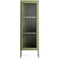 Department Store vitriinikaappi 50 x 150 cm, sammalenvihreä