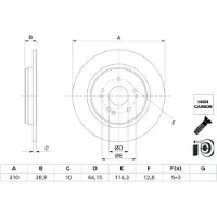 Bosch Jarrulevy (1kpl) 0 986 479 H57