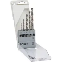 Bosch Poraussetti metalli HSS-G, 1/4" kuusiokanta, 5-os. (2–6 mm)