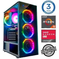 INTOP Tietokone Ryzen 5 5500 32GB 500SSD M.2 NVME RX580 8GB no-OS