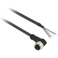 Schneider Electric Anturikaapeli PUR M8 4-napainen naaras, kulmikas 5 metriä XZCP1041L5