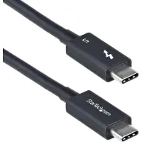 StarTech.com Thunderbolt 5 -kaapeli, 80/120 Gbps, PD 240W, 8K60Hz/4K240Hz, 1m, musta