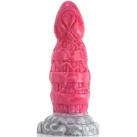 Pink Alien Monster Dildo Blobk 19 cm