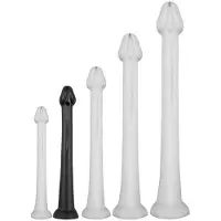 Darksil Whale Dildo Medium Black 40 cm
