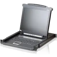 Aten 19" KVM-konsoli ja 17" LCD-näyttö, 1U