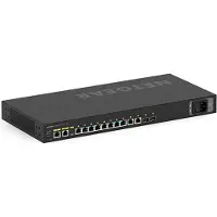 Netgear M4250-10G2F Hallittu L2/L3 Gigabit Ethernet (10/100/1000) Power over Ethernet -tuki 1U Musta (GSM4212P-100EUS)