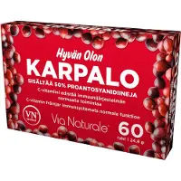 Kärkkäinen Hyvän Olon Karpalo 60 tabl ravintolisä
