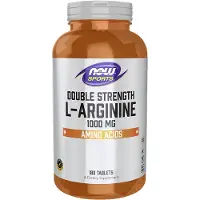 Now , Urheilu, L-Arginiini, 1,000 mg, 180 Tablettia