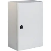Schneider Electric ELECTRIC SPACIAL S3D SEINÄKAAPPI METALLI, 600X600X250 KXLXS, IP66, RAL7035, ASENNUSLEVY (NSYS3D6625P)