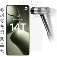 Mtp Products Xiaomi 14T/14T Pro Temperoitu Panssarilasi - 9H - Case Friendly - Läpinäkyvä