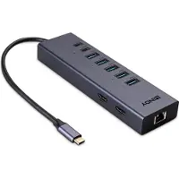 Lindy DST-MINI DUO, MINI-TELAKKOUSB-C, 2X4K HDMI