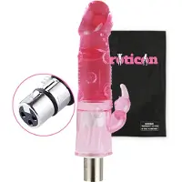 Eroticon Vedenpitävä dildó - - 10,5 cm - Liitin 3XLR - Turvallinen PVC - Unisex