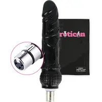 Eroticon Dildo - - Noir - 20 cm sisäänlisättävä - Yhteensopivat seksikoneet - 3XLR