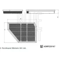 Blue Print Ilmansuodatin ADBP220167