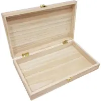 Gerkimex Paulownia Wood Brush Box