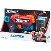XShot Zuru X-shot Excel Kickback Foam Dart Blaster Sis. 8 Nuolet