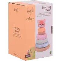 Jouéco The Wildies Family stacking tower with soft rings