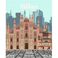Ravensburger - Colorful Milan, painting