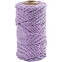 Creativ Company - Purple Macrame Cord 55m