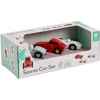 Classic World Wooden Sports Cars Set 3pcs.