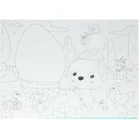 Wins Holland Placemats Coloring Book Easter 12 pcs.
