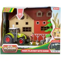 Toi-Toys Ackers Ville Farm with Tractor Light and Sound Playset 12pcs.