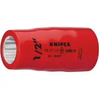 Knipex Kuusiohylsy 984711/16''; 1/2''; 11/16''; 55 mm