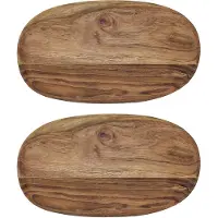House Doctor - Wood Tarjotin 33x19 cm 2 kpl Puu