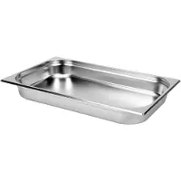 YATO Gastronormi astia GN 1/1 ruoan säilytykseen ja valmistukseen ruostumaton teräs 65mm 530x325mm 8.5L jopa 300°C YG-00252 YATO