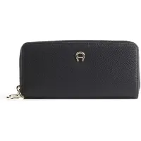 Etienne aigner Zita Lompakko RFID-suoja Nahka 19.5 cm Musta